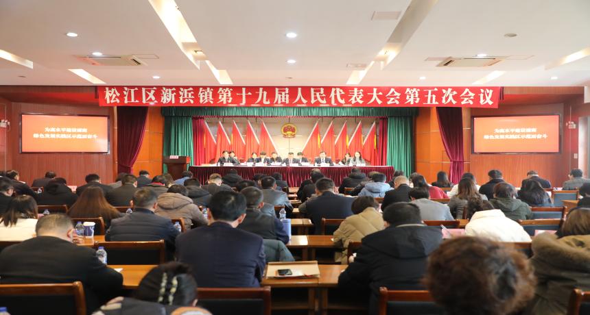 伟德国际betvlctor1946区新浜镇第十九届人民代表大会第五次会议胜利召开